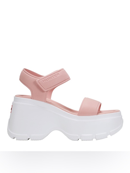 Hunter Shoes - Hunter pink platform sandals